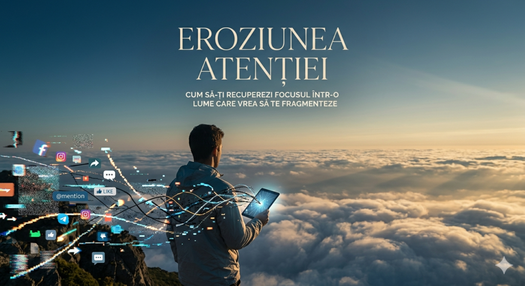 Eroziunea Atenției: Cum să-ți recuperezi focusul într-o lume care vrea să te fragmenteze