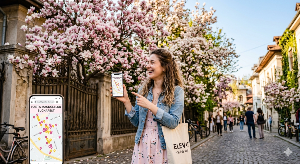 Roz de București: Ghid de supraviețuire (și admirat) pe Harta Magnoliilor