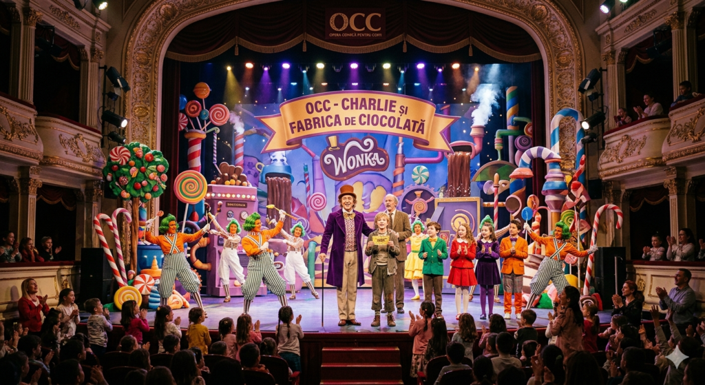 Biletul de Aur către Magie: Succesul Răsunător al Musicalului „Charlie și Fabrica de Ciocolată” la Opera Comică pentru Copii