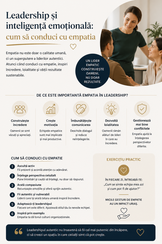 Leadership și inteligență emoțională: cum să conduci cu empatia
